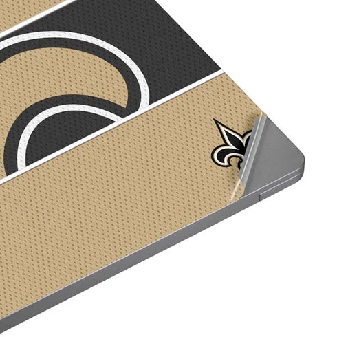NFL New Orleans Saints Zone Block Universal Laptop 13in (10.6 x 7.6in) Skin