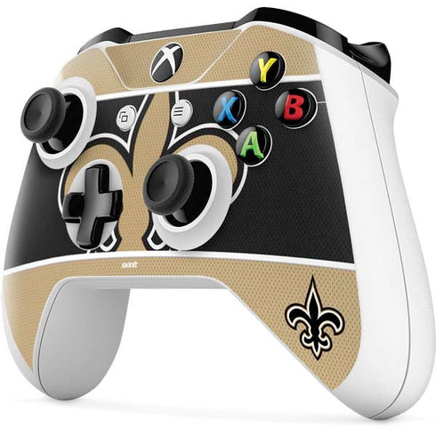 NFL New Orleans Saints Zone Block Xbox One S Controller Skin