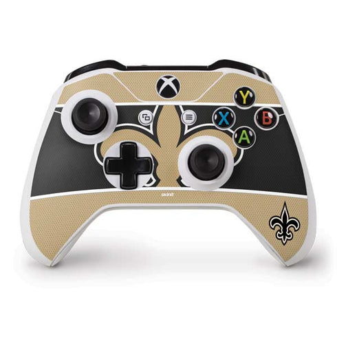 NFL New Orleans Saints Zone Block Xbox One S Controller Skin