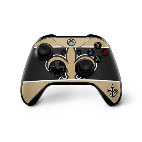 NFL New Orleans Saints Zone Block Xbox One X Controller Skin