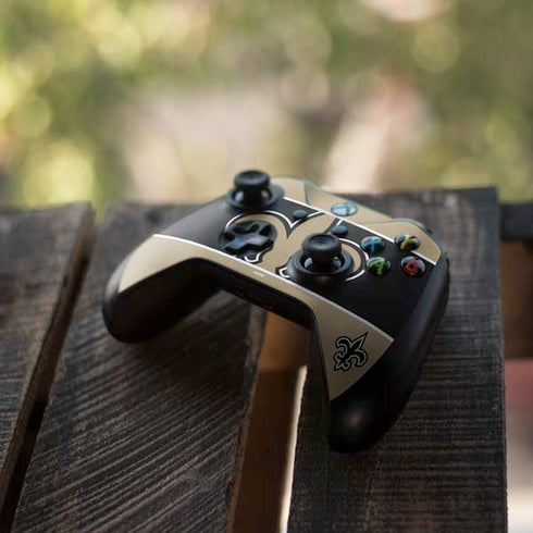 NFL New Orleans Saints Zone Block Xbox One X Controller Skin