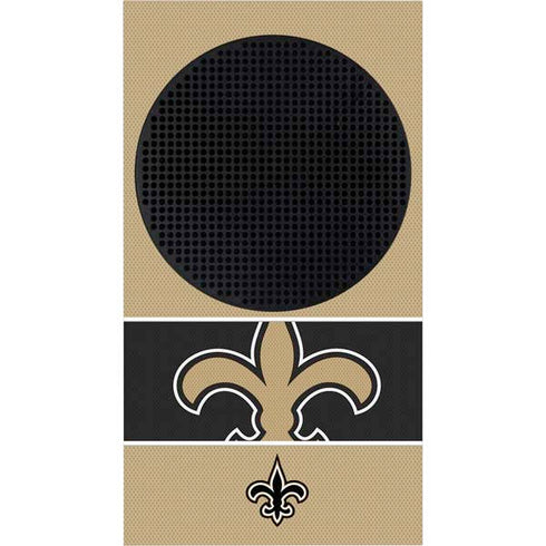 NFL New Orleans Saints Zone Block Xbox Series S Console Skin
