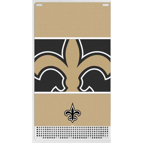 NFL New Orleans Saints Zone Block Xbox Series S Console Skin