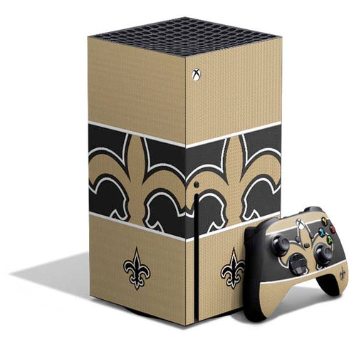 NFL New Orleans Saints Zone Block Xbox Series X Bundle Skin