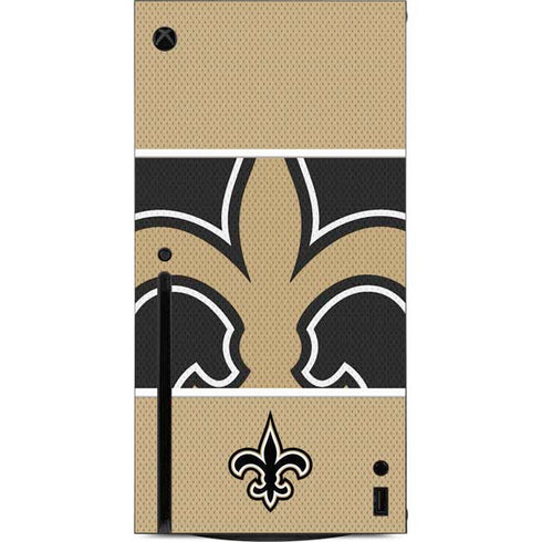 NFL New Orleans Saints Zone Block Xbox Series X Console Skin