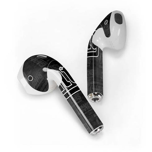 NFL New York Giants Black & White Apple AirPods Skin