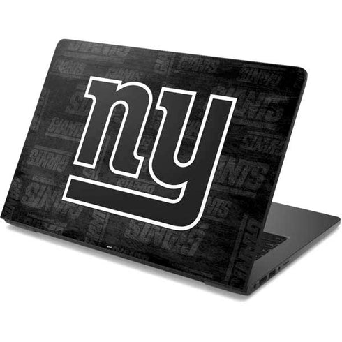 NFL New York Giants Black & White Dell Chromebook Skin