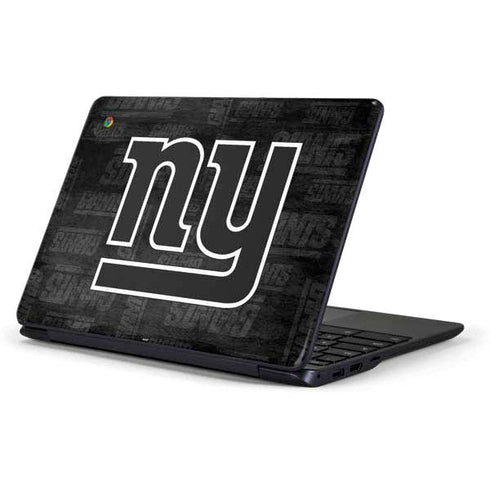 NFL New York Giants Black & White Samsung Chromebook Skin