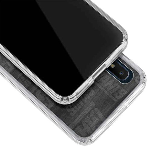 NFL New York Giants Black & White Galaxy A10e Clear Case