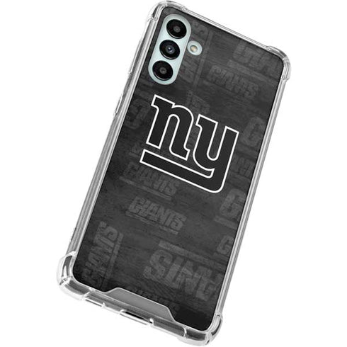 NFL New York Giants Black & White Galaxy A13 5G Clear Case