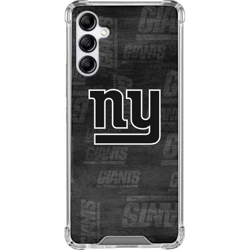 NFL New York Giants Black & White Galaxy A14 5G Clear Case