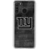 NFL New York Giants Black & White Galaxy A21 Clear Case