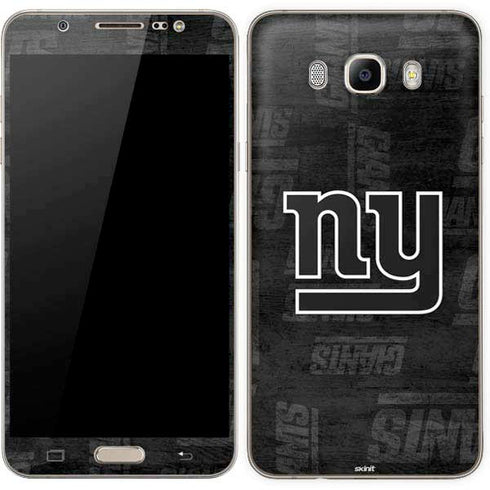 NFL New York Giants Black & White Galaxy J7 Skin