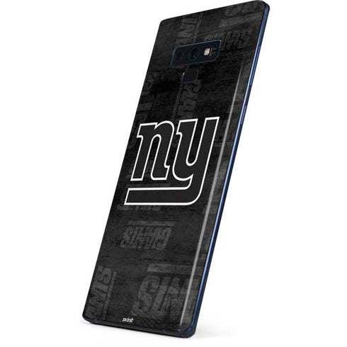 NFL New York Giants Black & White Galaxy Note 9 Skin