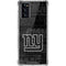 NFL New York Giants Black & White Galaxy Note20 5G Clear Case