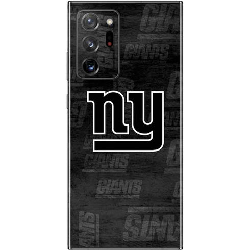 NFL New York Giants Black & White Galaxy Note20 Ultra 5G Skin