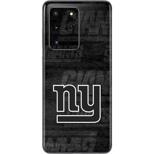 NFL New York Giants Black & White Galaxy S20 Ultra 5G Skin