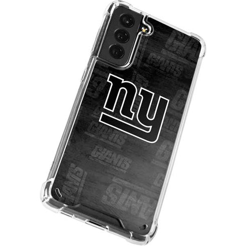 NFL New York Giants Black & White Galaxy S21 5G Clear Case