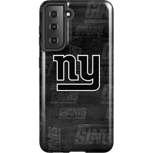 NFL New York Giants Black & White Galaxy S21 5G Pro Case