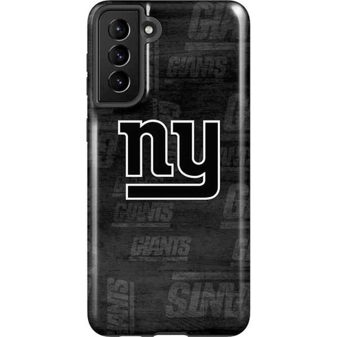 NFL New York Giants Black & White Galaxy S21 Plus 5G Pro Case