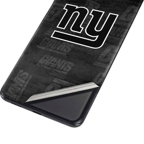 NFL New York Giants Black & White Galaxy S21 Ultra 5G Skin
