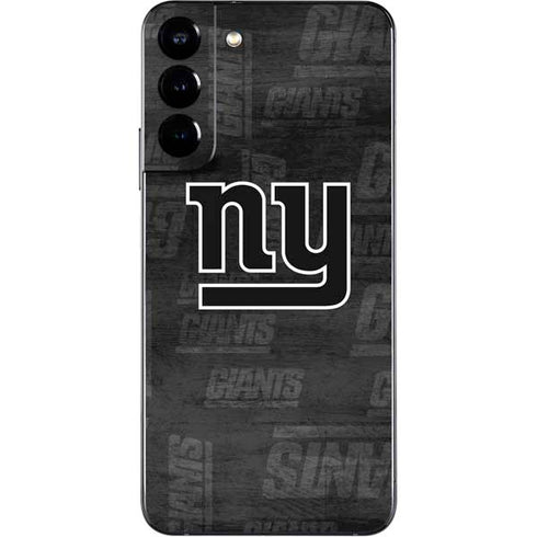 NFL New York Giants Black & White Galaxy S22 Plus Skin