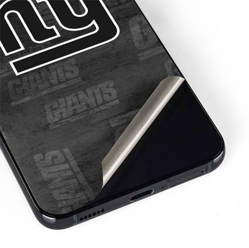 NFL New York Giants Black & White Galaxy S22 Plus Skin