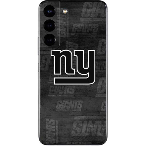NFL New York Giants Black & White Galaxy S22 Skin