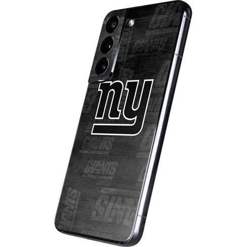 NFL New York Giants Black & White Galaxy S22 Skin