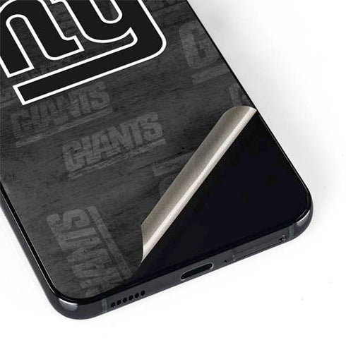 NFL New York Giants Black & White Galaxy S22 Skin