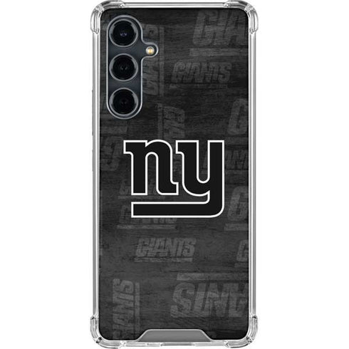 NFL New York Giants Black & White Galaxy S23 FE Clear Case