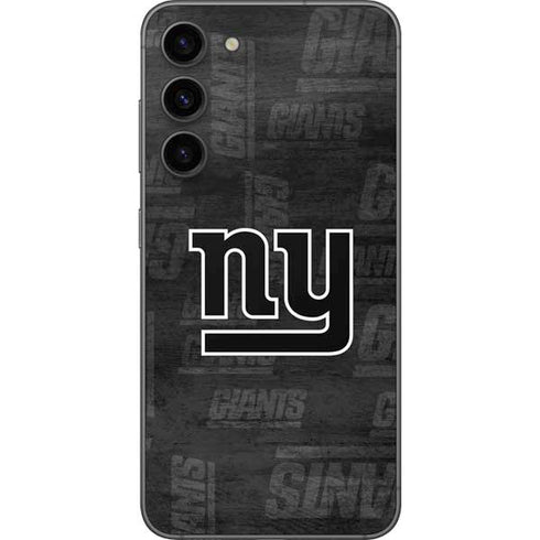 NFL New York Giants Black & White Galaxy S23 Plus Skin