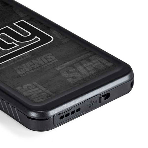 NFL New York Giants Black & White Galaxy S23 Plus Waterproof Case