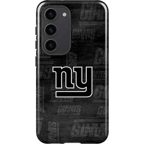 NFL New York Giants Black & White Galaxy S23 Pro Case
