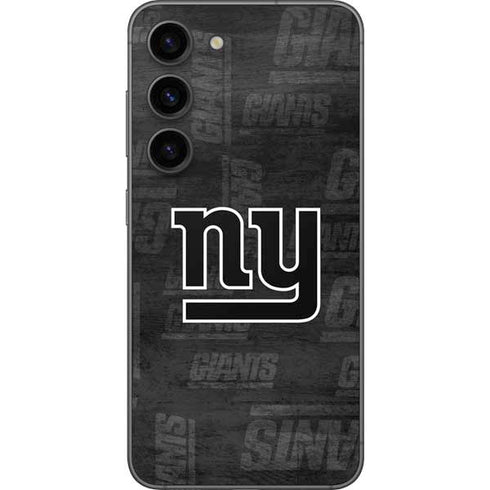 NFL New York Giants Black & White Galaxy S23 Skin
