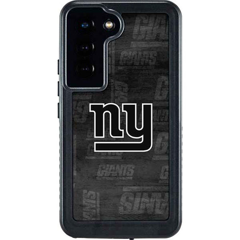 NFL New York Giants Black & White Galaxy S23 Waterproof Case