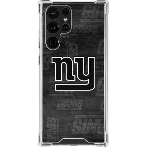 NFL New York Giants Black & White Galaxy S24 Ultra Clear Case