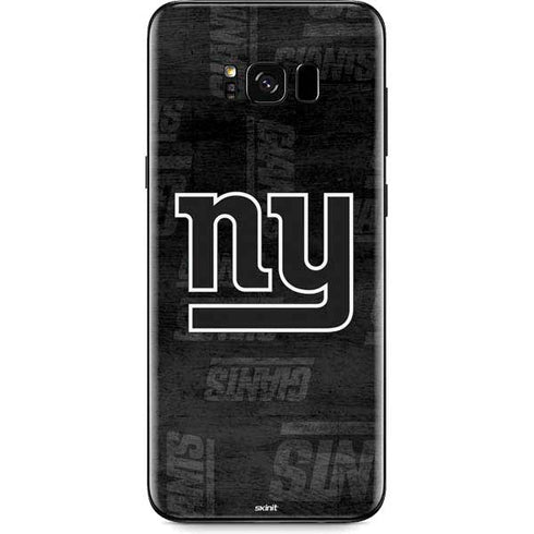 NFL New York Giants Black & White Galaxy S8 Plus Skin