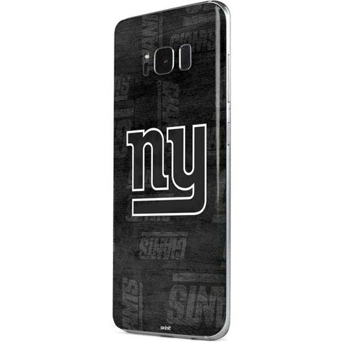NFL New York Giants Black & White Galaxy S8 Skin