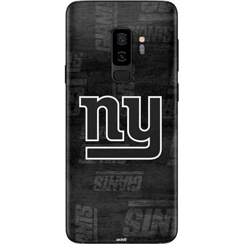 NFL New York Giants Black & White Galaxy S9 Plus Skin