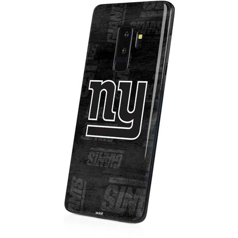 NFL New York Giants Black & White Galaxy S9 Plus Skin