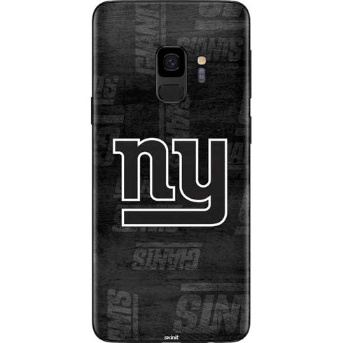 NFL New York Giants Black & White Galaxy S9 Skin