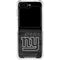 NFL New York Giants Black & White Galaxy Z Flip5 5G Clear Case