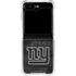 NFL New York Giants Black & White Galaxy Z Flip5 5G Clear Case