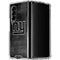 NFL New York Giants Black & White Galaxy Z Fold4 5G Clear Case