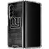 NFL New York Giants Black & White Galaxy Z Fold4 5G Clear Case