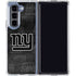NFL New York Giants Black & White Galaxy Z Fold5 5G Clear Case