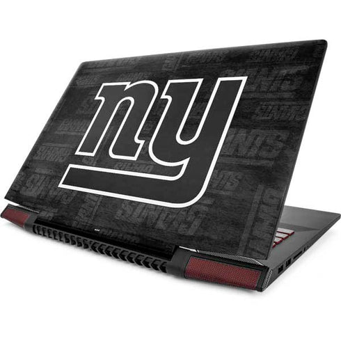 NFL New York Giants Black & White Lenovo IdeaPad Skin