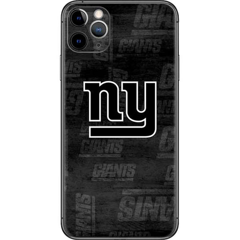 NFL New York Giants Black & White iPhone 11 Pro Max Skin