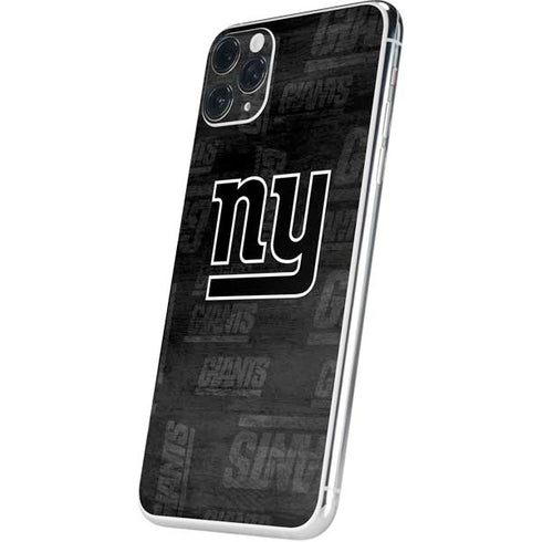 NFL New York Giants Black & White iPhone 11 Pro Max Skin